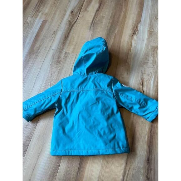 Catimini Baby Boys Coat • Made in France •  Sz 6m • Teal Blue • Zip up - Picture 9 of 9